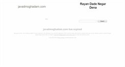 Desktop Screenshot of javadmoghadam.com